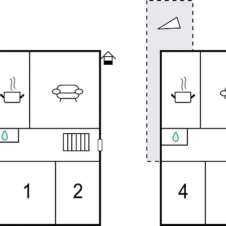 Vakantiehuis Cozy In With Kitchen *